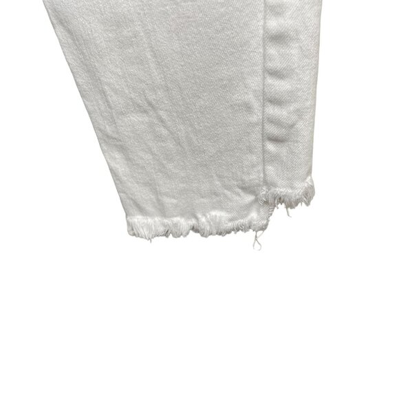 Lilly Pulitzer South Ocean Crop Skinny Jean In Resort White - Raw‎ Hem - Picture 9 of 16